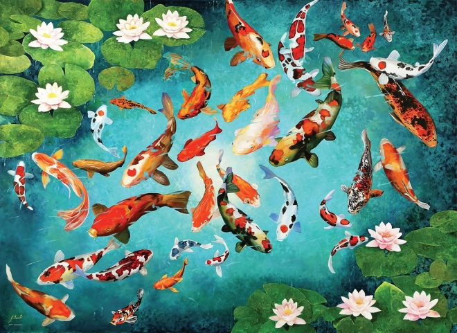 Puzzle EUROGRAPHICS Koi Carp 1000 Pieces