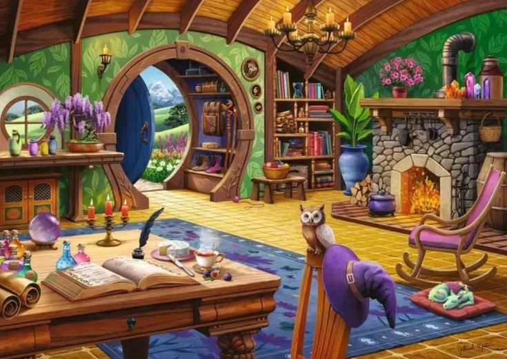 Ravensburger puzzle Cozy Wizard’s Cottage 1000 pieces