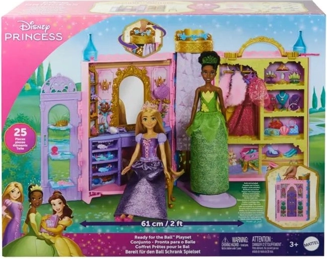Disney Princess portable wardrobe for princesses Ready for the Ball