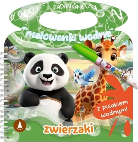 Puzzles and Water Coloring Book – Animals