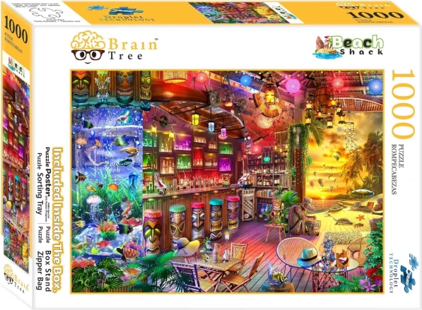 Puzzle Brain Tree Beach Shack 1000 pieces