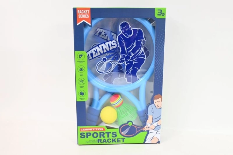 Set de raquettes de badminton pour enfants 39 cm avec balle et volant