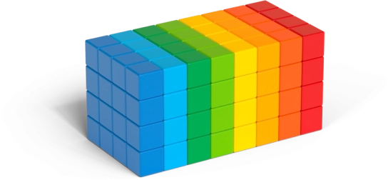 Geomag Magicube Full Color – magnetische blokjes 128 stuks