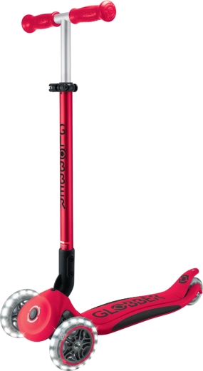 Globber Elite Lights kinderdriewielstep rood