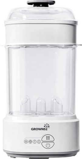 Flessensterilisator met drogen GROWNSY, grijs