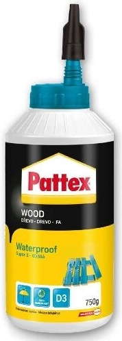 Waterbestendige houtlijm D3 750 g PATTEX Super 3