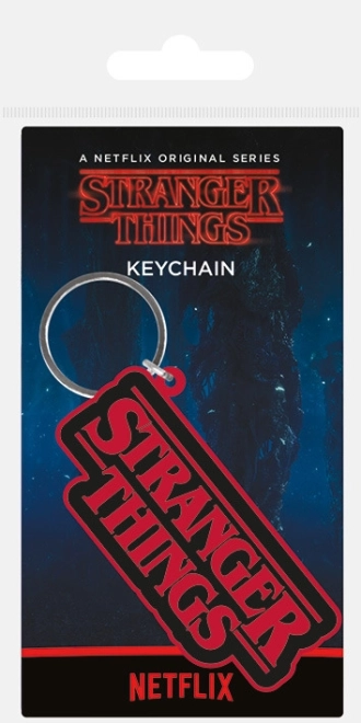 Rubber Keychain STRANGER THINGS – logo