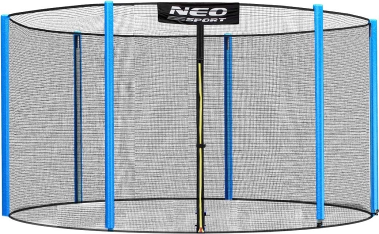 Neo-Sport filet de protection extérieur pour trampoline 305–312 cm (10 ft) pour 6 poteaux