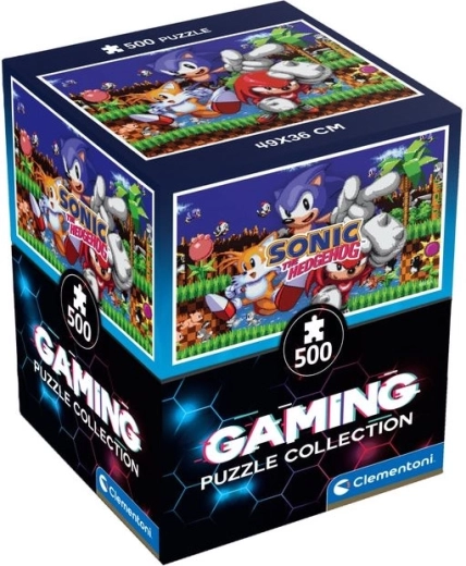 Puzzle CLEMENTONI Gaming Collection Sonic – 500 pièces