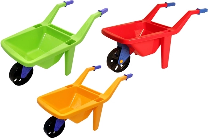 Adriatic plastic children's wheelbarrow, rectangular
