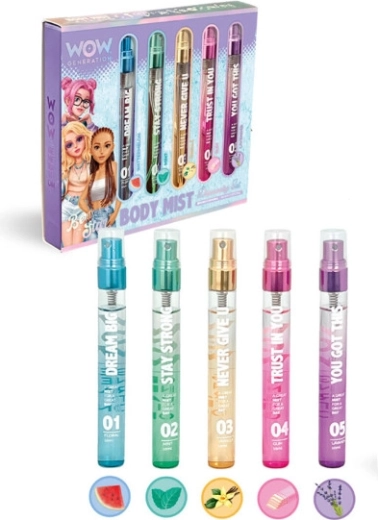 Body Mist Spray – WOW Generation Set of 5 Fragrances