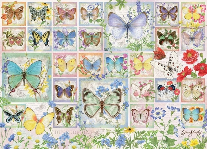Butterfly Tiles Puzzle 500 pieces COBBLE HILL