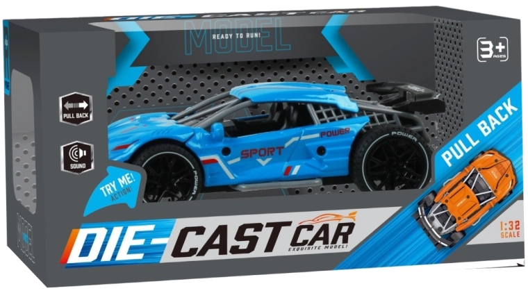 Voiture de course 1:32 à rétrofriction