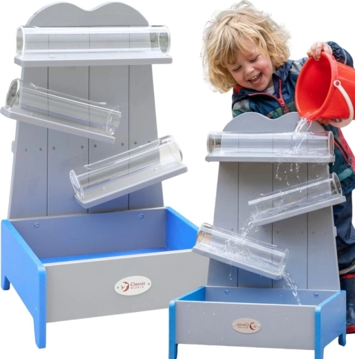 Classic World houten watercascades met buizen en reservoir