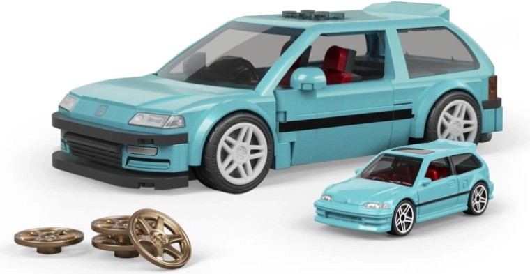 Hot Wheels Speed Series – Custom ’90 Honda Civic EF car building set