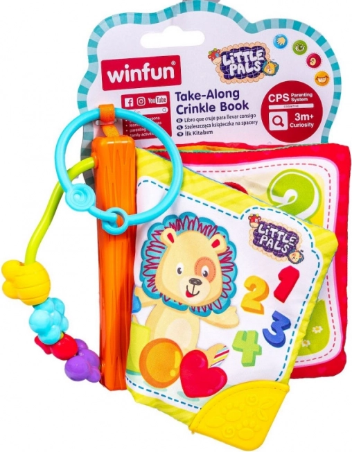 Smily Play Teething Crinkle Book - Little Friends