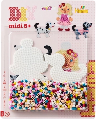 Perles à repasser Hama midi – set princesse (1100 pièces)