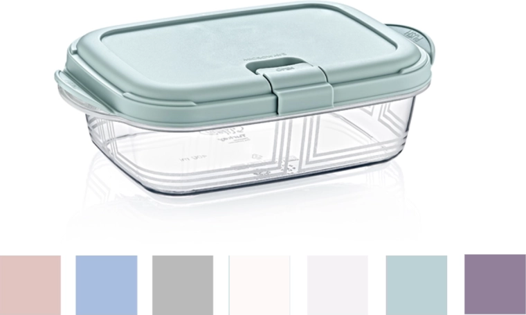 Microwave food box 400 ml with vent