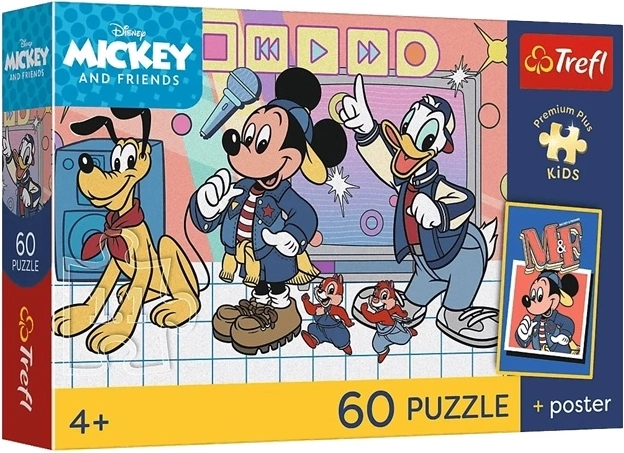Disney Mickey Mouse muizenclub – kinderpuzzel 60 stukjes