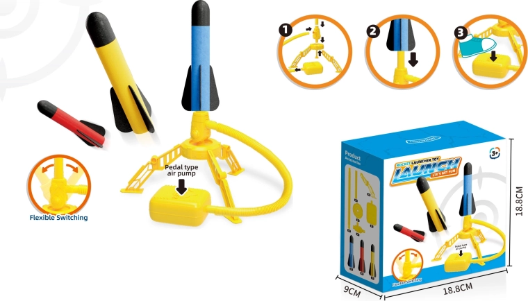 Set de fusées à lancer pour enfants