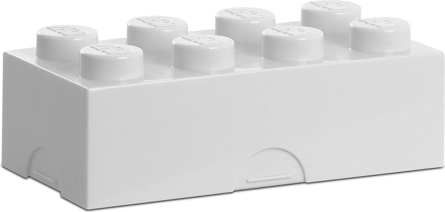 Lego broodtrommel wit