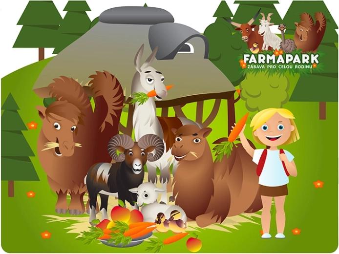 Carte postale 3D Farmapark 2 de PRIME