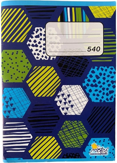 A5 School Notebook, 40 Sheets, Plain, Wood-free Paper