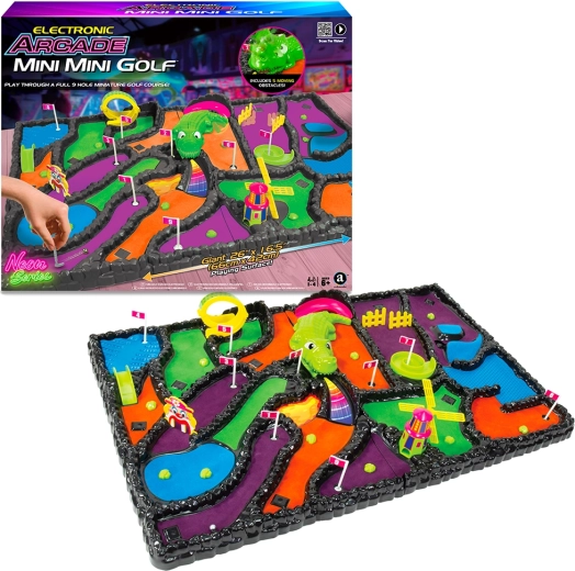 Electronic Arcade Mini Golf Neon