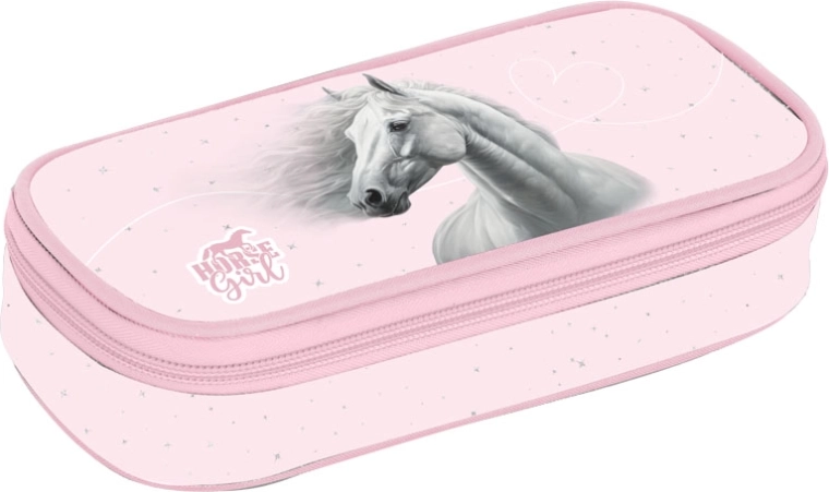 School pencil case etui Horse Romantic