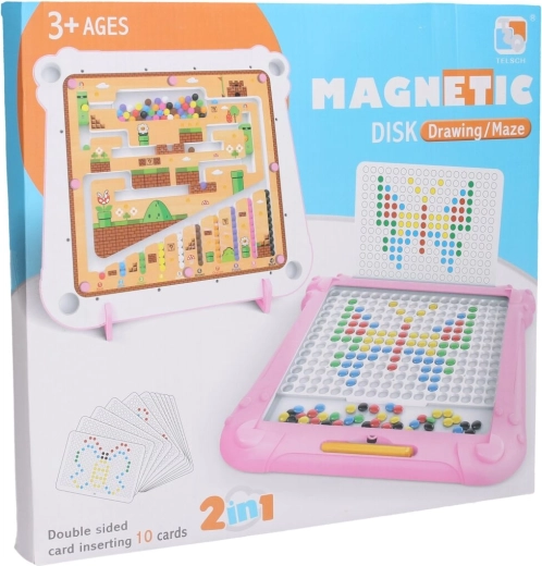 Tablette magnétique avec labyrinthe bleue 34 cm