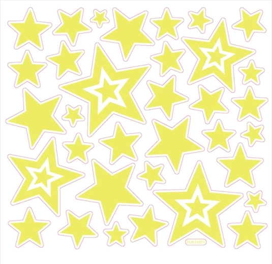 Glow-in-the-dark wall stickers – stars