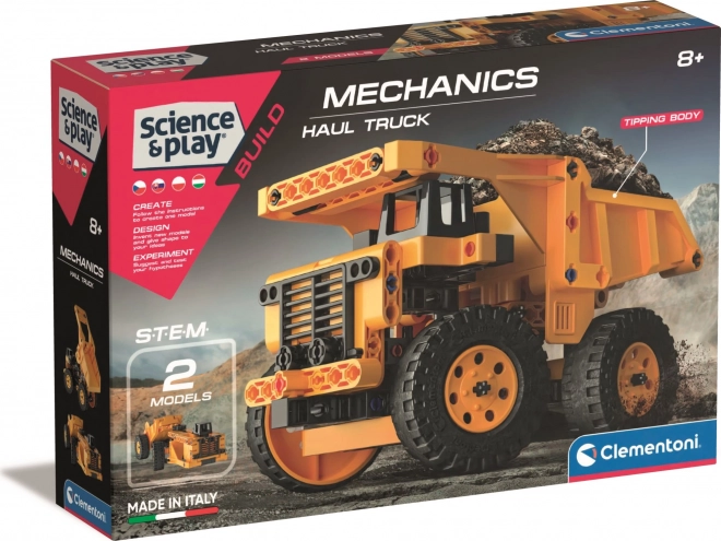 Clementoni Science & Play Mechanical Lab – Mining Vehicles 2-in-1
