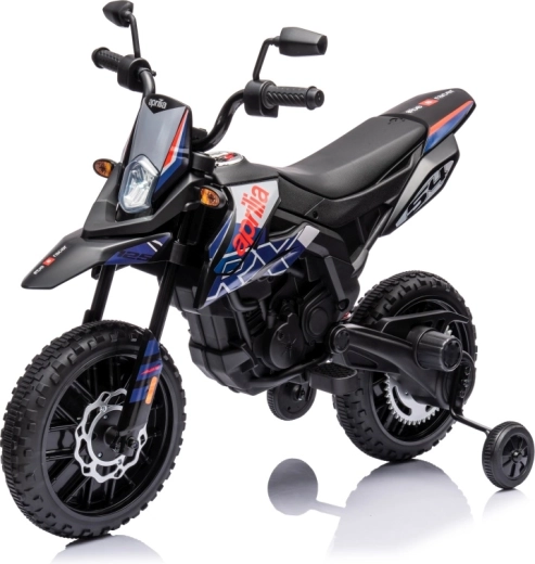 Moto électrique pour enfants APRILIA RX bleue