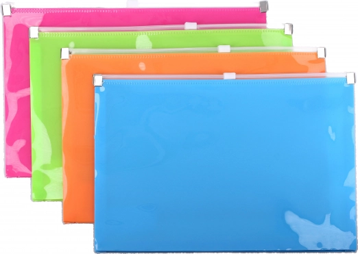 Map met rits 24 × 18,5 cm