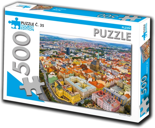 Puzzle Pilsen 500 pieces tourist edition