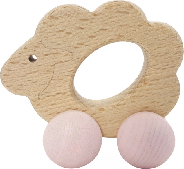 Hess wooden sheep on wheels