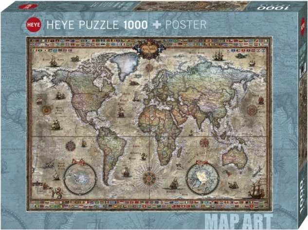 HEYE Retro World 1000-Piece Puzzle