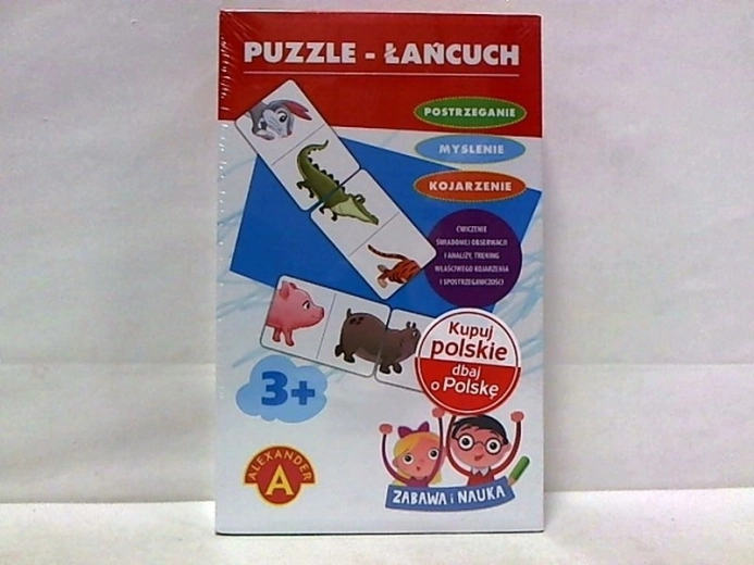 Ketttingpuzzel met dieren