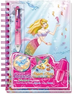 Pecoware spiral diary with a mermaid