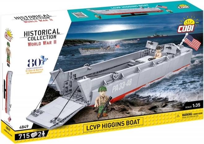 COBI Building Set LCVP Higgins Boat – Historic Landing Craft 1:35