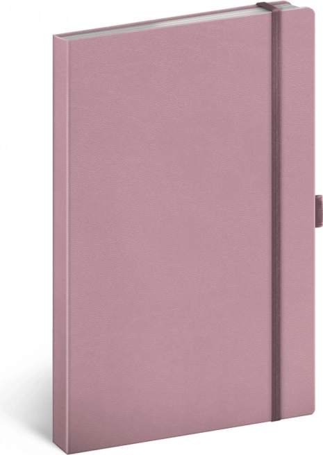 Notique carnet ligné rose 13 × 21 cm