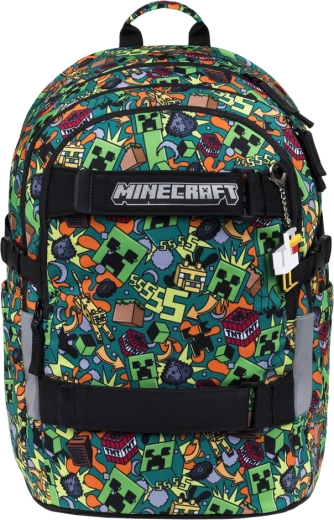 Sac à dos scolaire BAAGL Skate MINECRAFT Chaos