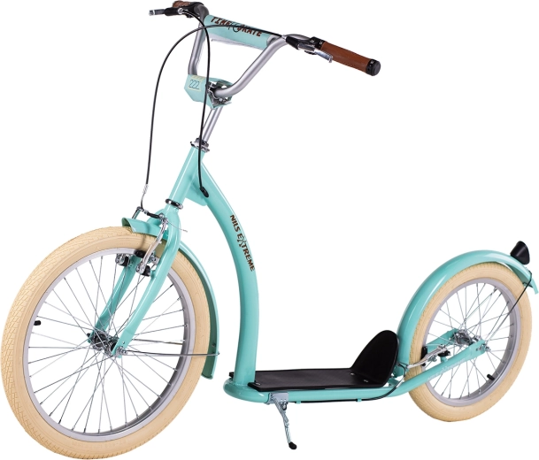 Trottinette avec pneus gonflables NILS Extreme WH222 menthe