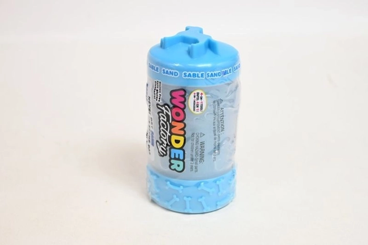 Wonder Factory nooit uitdrogend zand – blauwe set met 4-in-1 roller