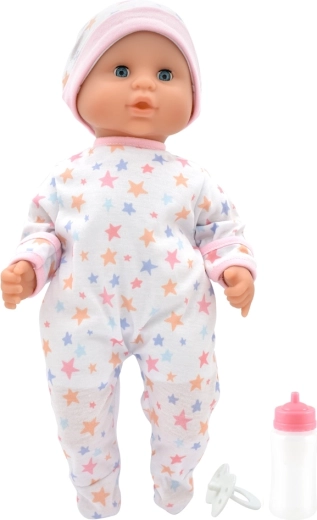 Dolls World Püppchen Baby Joy weiß 38 cm