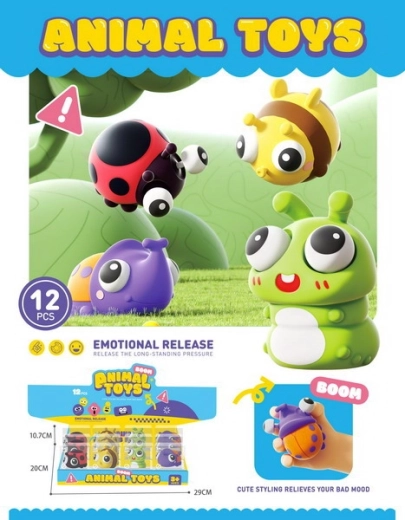 Insecte à presser 8,5 cm – jouet antistress