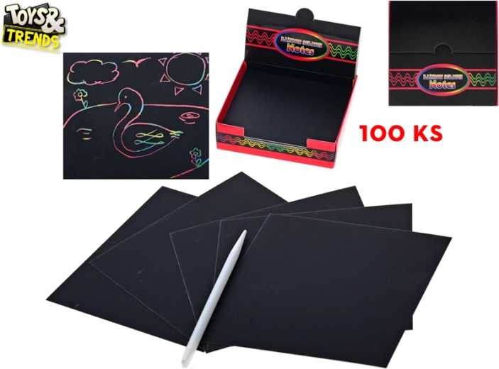 Krasplaatjes TOYS& TRENDS – creatieve set 100 vellen