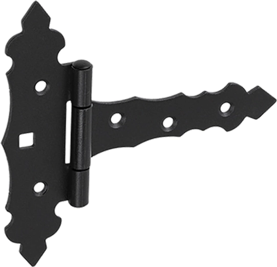 Charnière décorative noire 100 × 35 × 130 × 2 mm