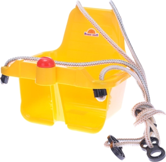 Balançoire pour enfant avec klaxon – jaune (18+ mois)