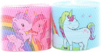 Ressort en plastique avec motif licorne
